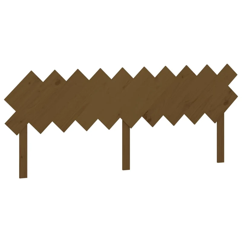 Tête de lit accessoire couchage chambre à coucher meuble 196 x 3 x 80,5 cm bois massif marron clair TDL0202896