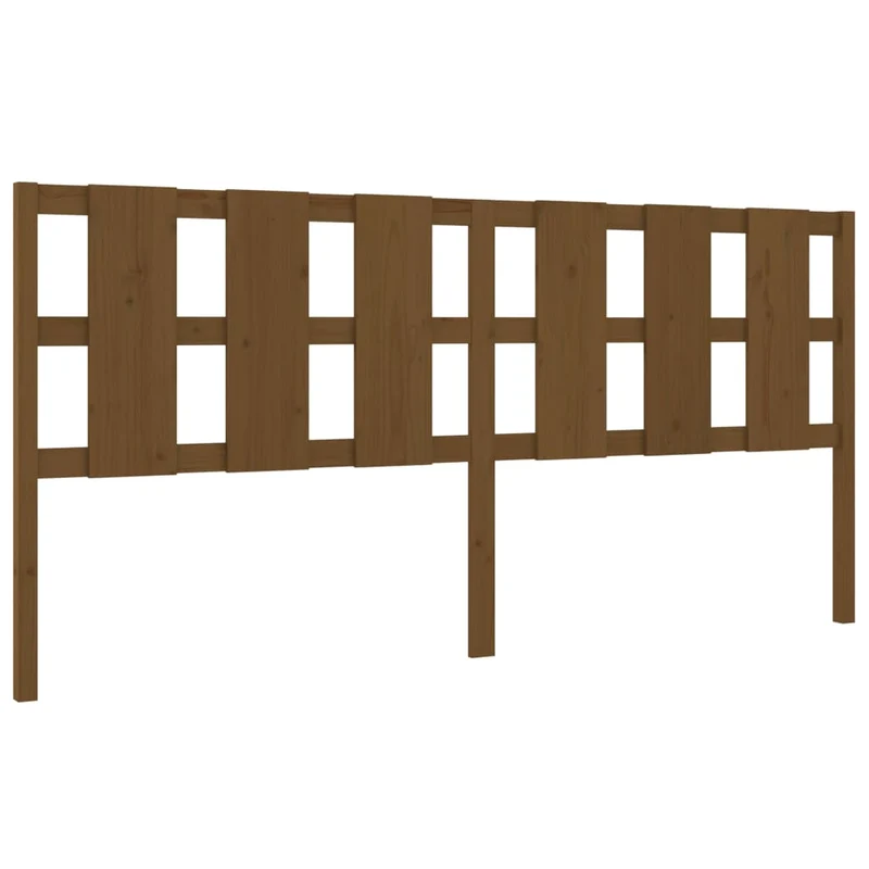 Tête de lit accessoire couchage chambre à coucher meuble 205,5 x 4 x 100 cm bois massif marron clair TDL0202889