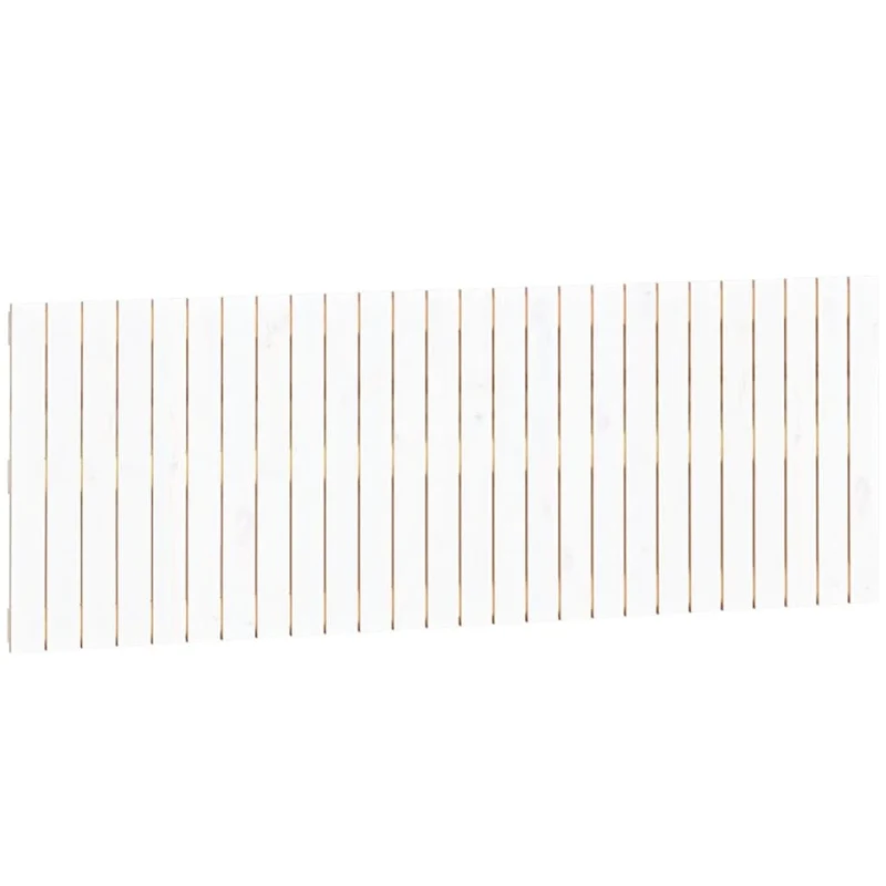 Tête de lit accessoire couchage chambre à coucher meuble murale 166 x 3 x 60 cm bois massif blanc TDL0202708