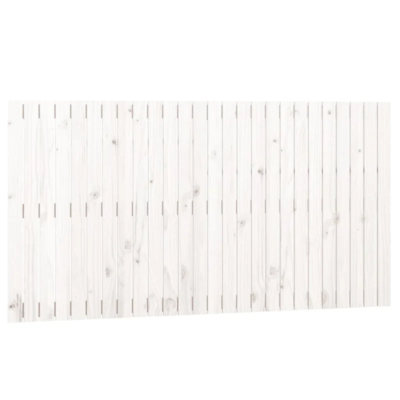 Tête de lit accessoire couchage chambre à coucher meuble murale 166 x 3 x 90 cm bois massif blanc TDL0202705