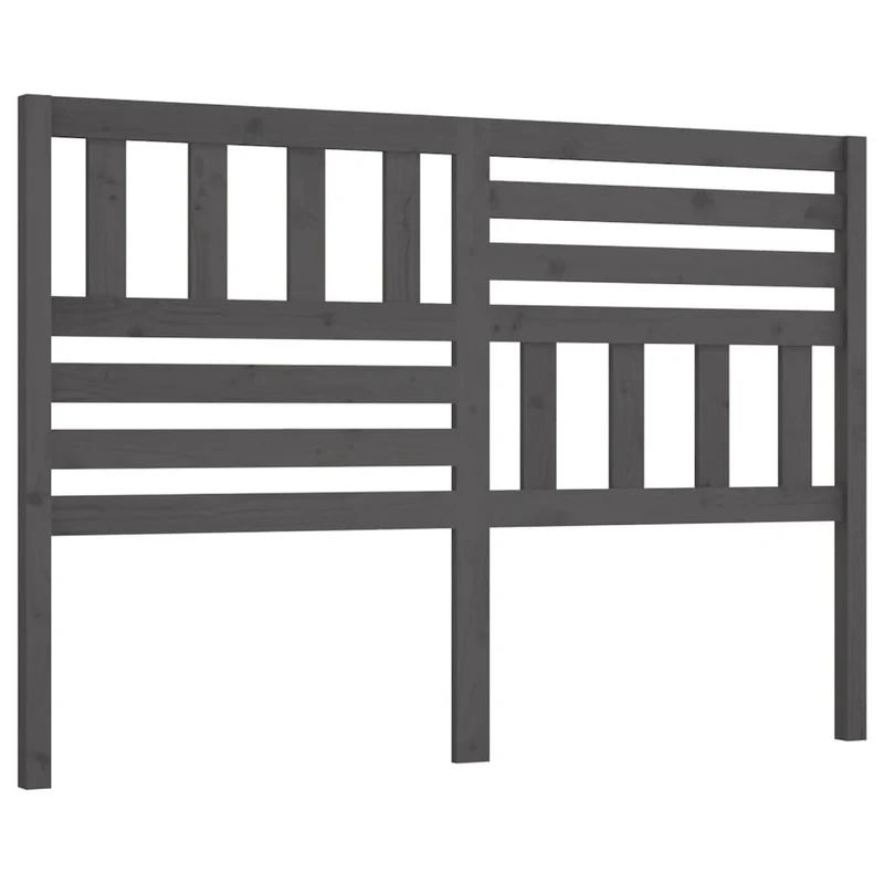 Tête de lit accessoire couchage chambre à coucher meuble 166 x 4 x 100 cm bois de pin gris TDL0203385