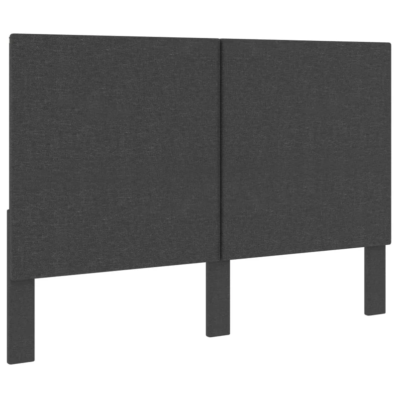 Tête de lit accessoire couchage chambre à coucher meuble 180 x 200 cm tissu gris foncé TDL0203151