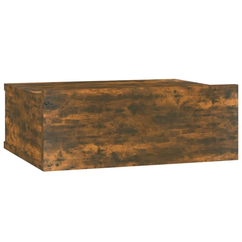 Table de chevet murale avec tiroir 40 x 30 x 15 cm bois d'ingénierie marron DEC033920