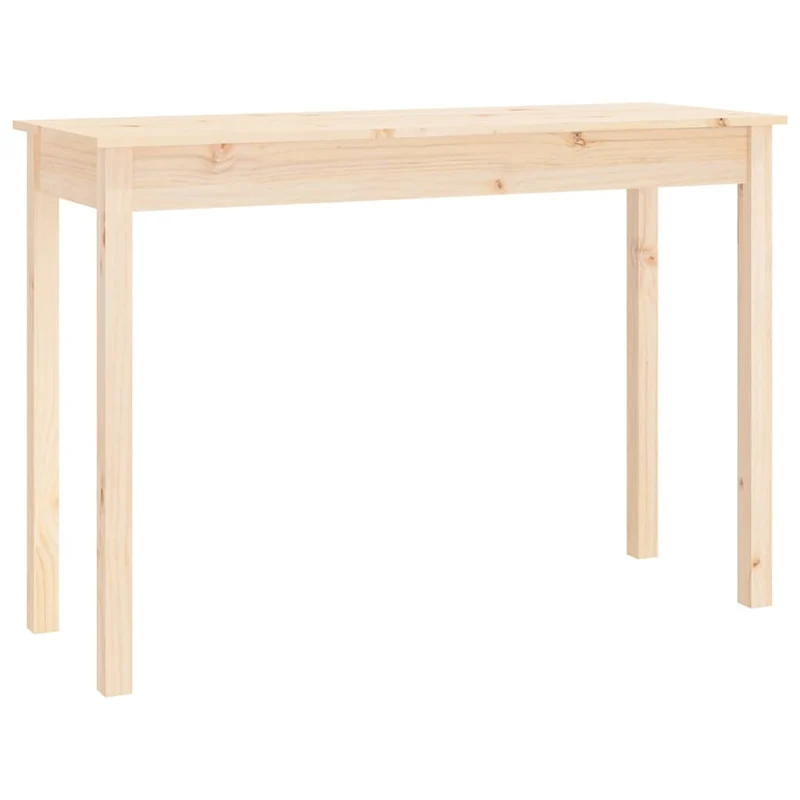 Table console meuble d'entrée 110 x 40 x 75 cm bois massif de pin DEC031527
