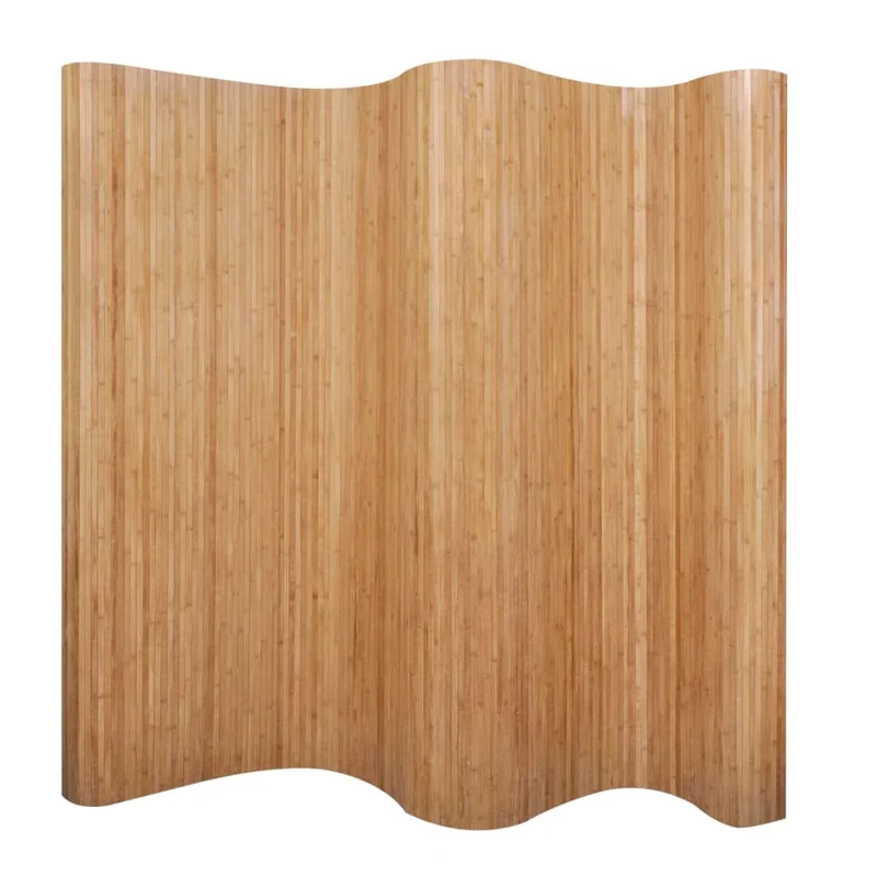 Paravent séparateur de pièce cloison en bambou naturel 250 x 165 cm DEC031139