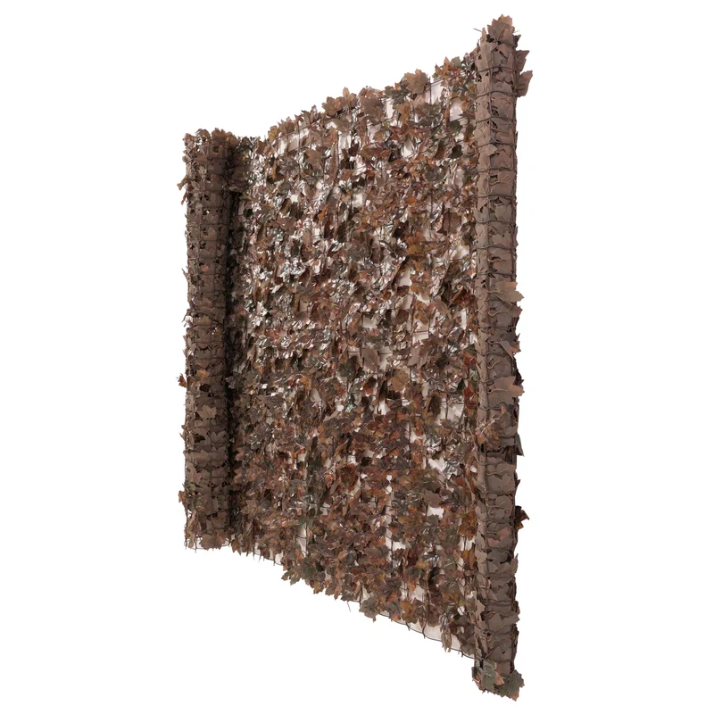Brise-vue pour balcon protection contre le vent pour clôture de balcon terrasse 500x100 cm marron érable 04_0005947
