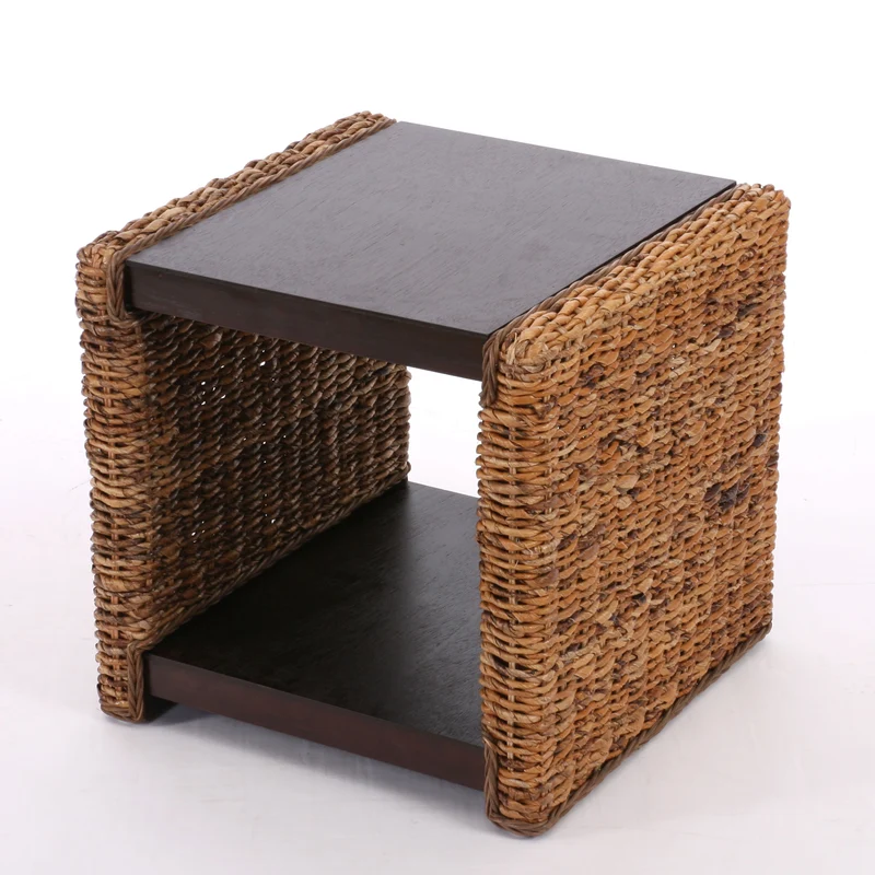 Table d'appoint table de chevet tabouret lucca rotin tissage banane 04_0008506