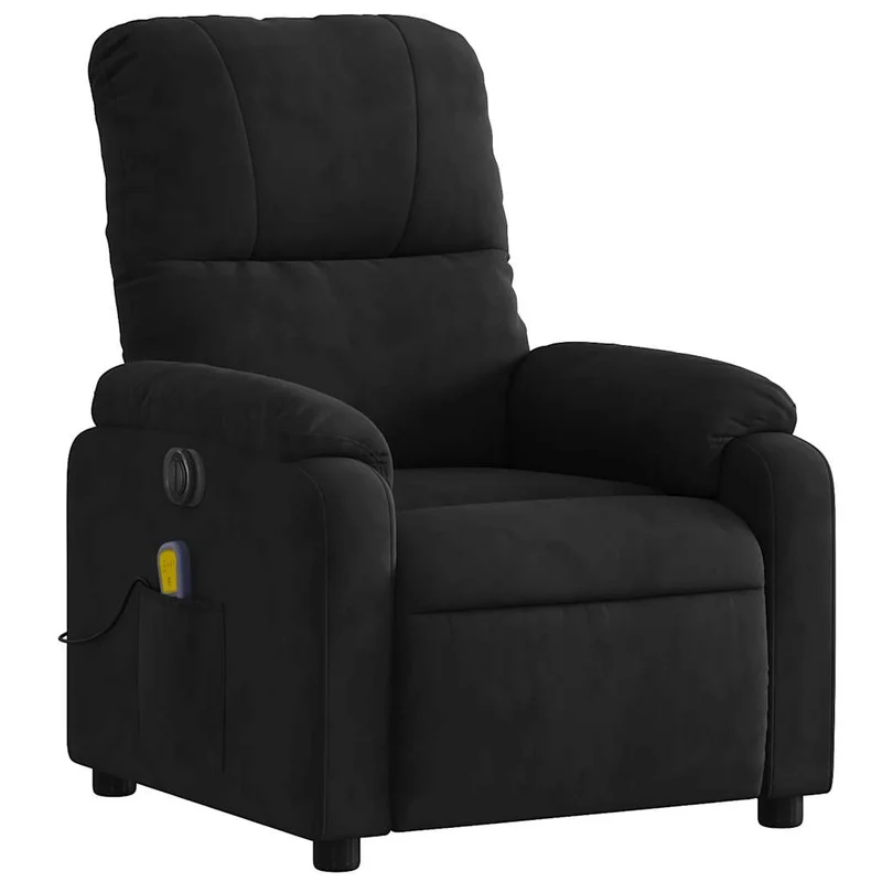 Fauteuil de relaxation fonction massage et inclinable en tissu microfibre DEC027826