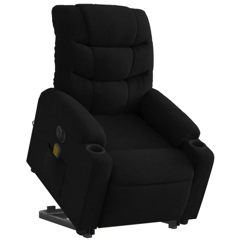 Fauteuil de relaxation fonction massage et inclinable fonction de levage électrique en tissu DEC027813