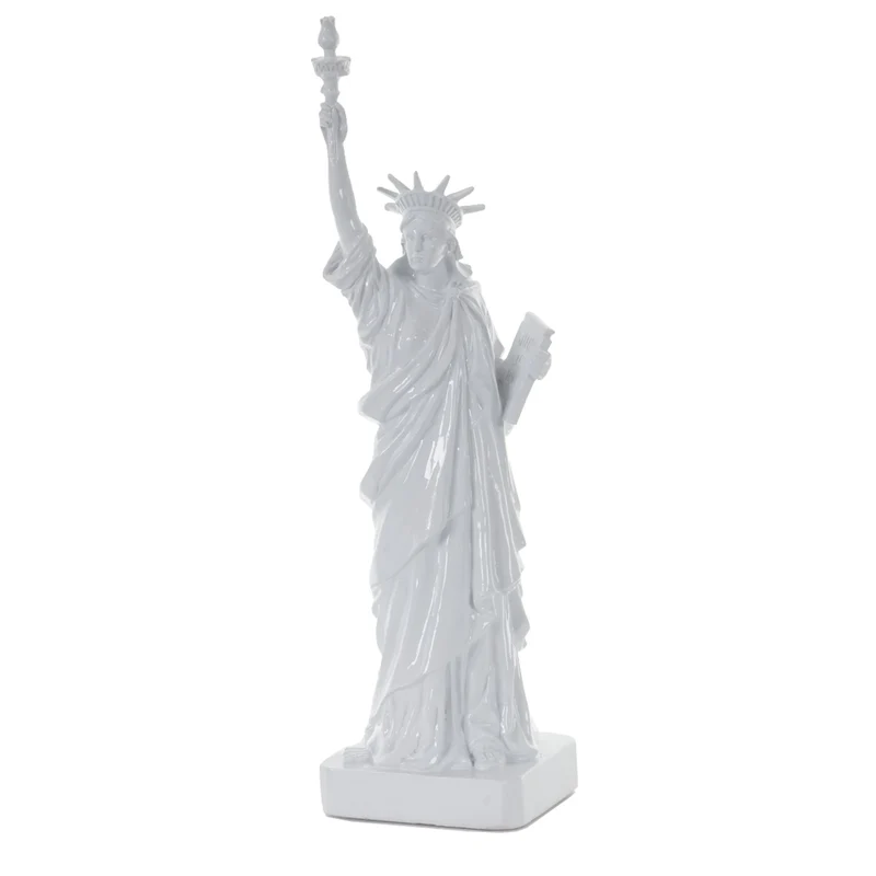 Statue figure déco de statue de la liberté 40cm polyrésine New York pour intérieur ou extérieur M10_005508