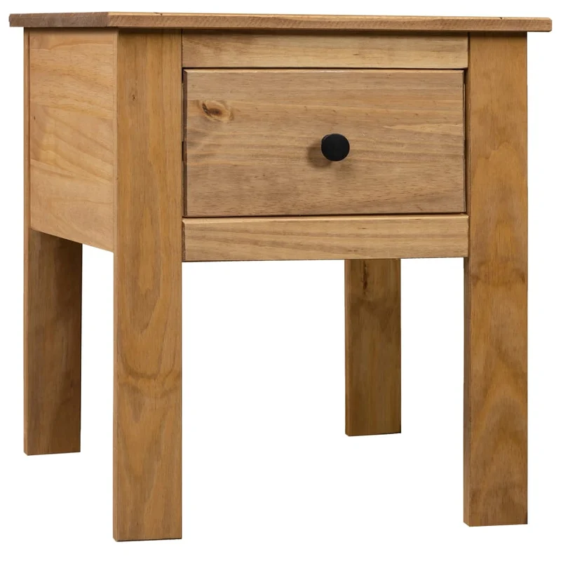 Table de chevet avec tiroir 46 x 40 x 57 cm bois de pin massif DEC033023