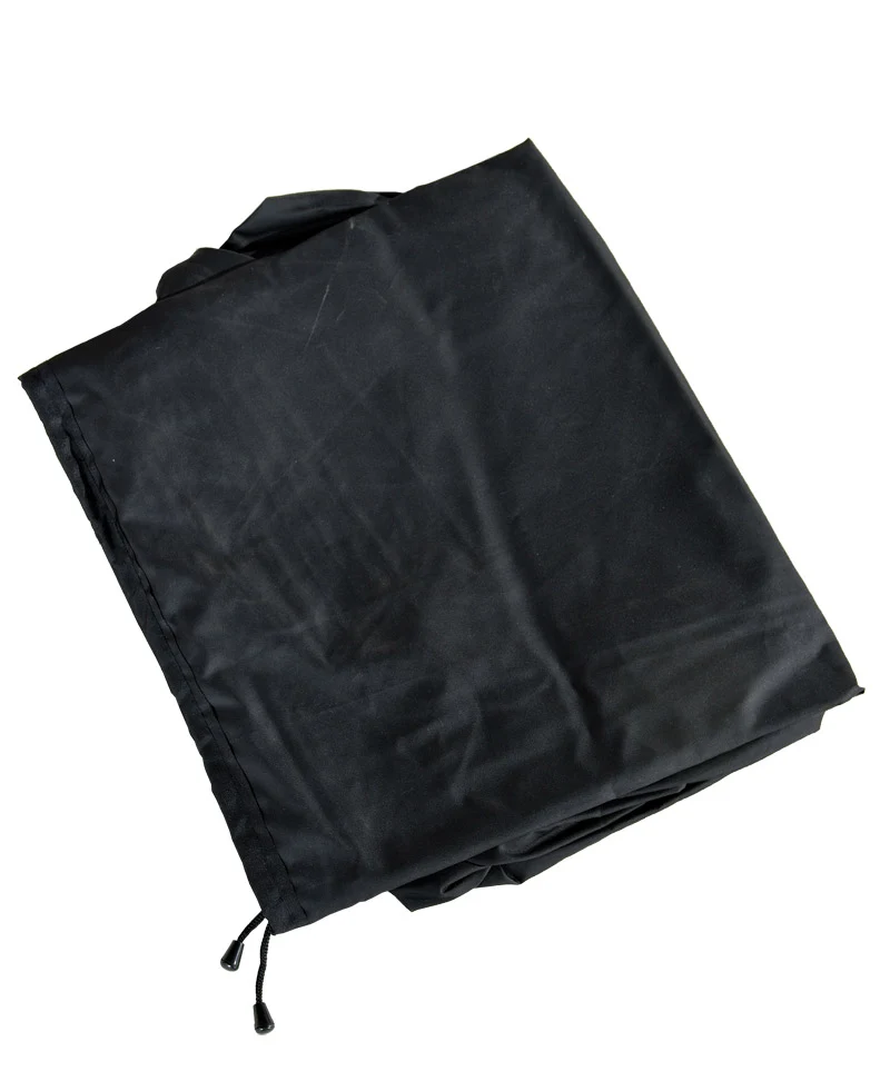 Housse de protection pour mobilier de jardin 126x71x76 cm en plastique hydrofuge noir 10_0002878
