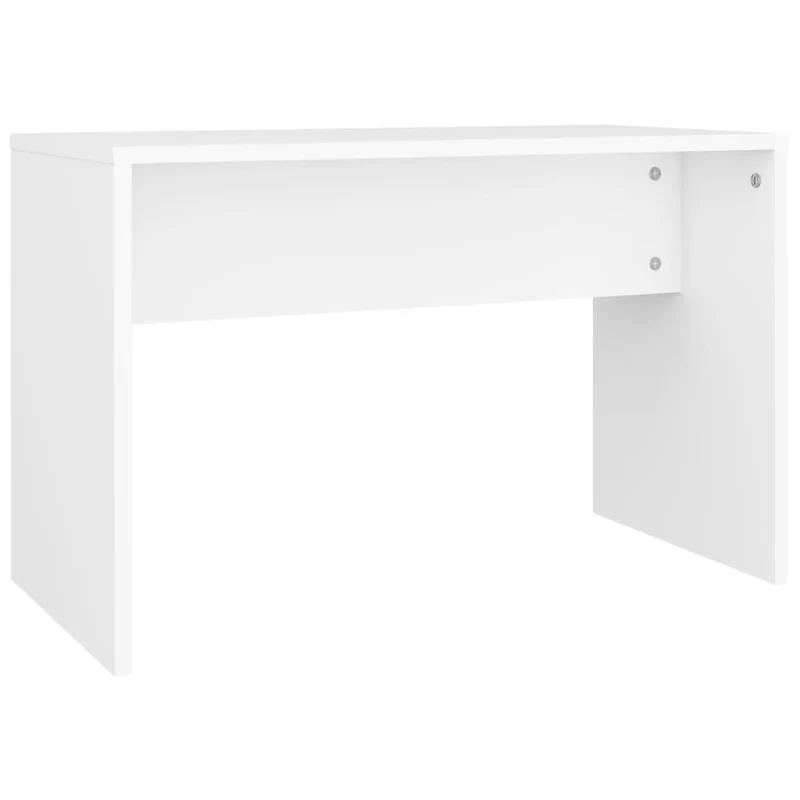 Tabouret de coiffeuse blanc 70 x 35 x 45 cm bois d'ingénierie blanc DEC024974