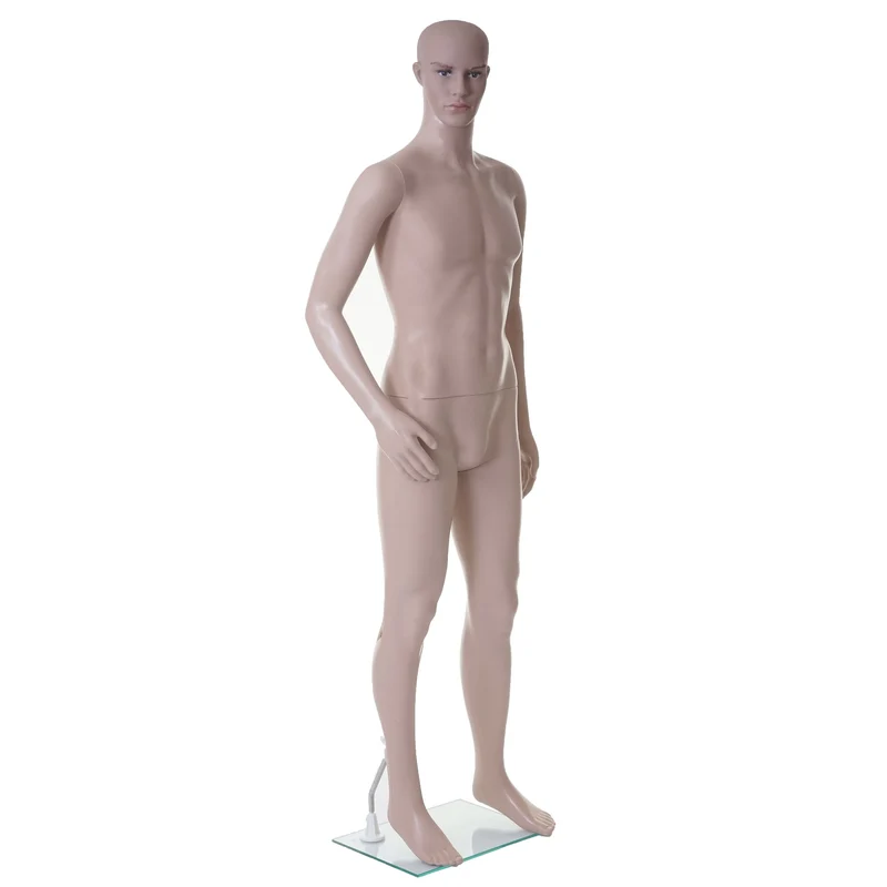Mannequin homme pour vitrine présentoir à vêtements 185cm 04_0003657