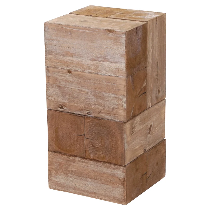 Support de fleurs petit meuble d'appoint hauteur 60 cm bois de sapin massif 04_0005055