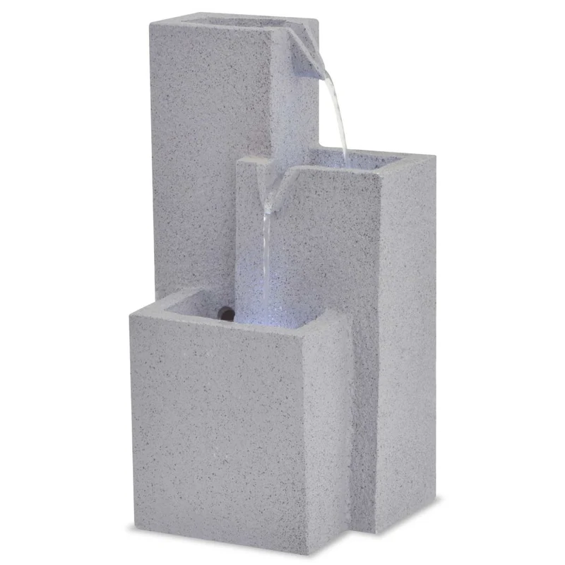Fontaine d'intérieur avec lampe LED Polyrésine 22,5x18x40,6 cm DEC020769