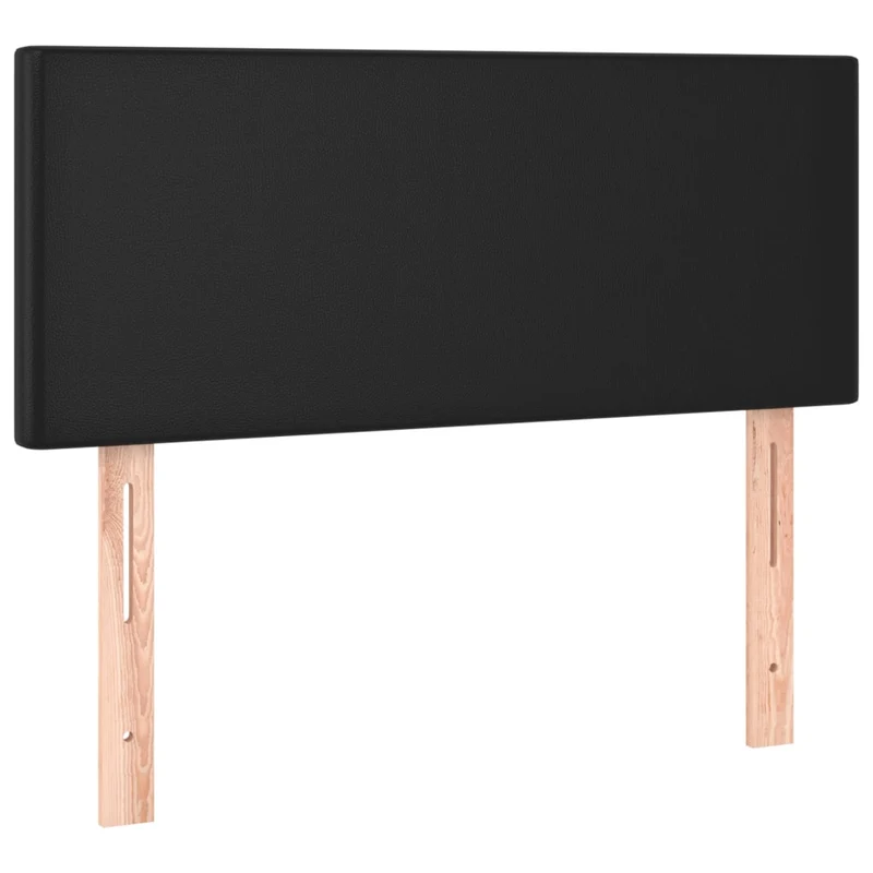 Tête de lit accessoire couchage chambre à coucher meuble à LED 80 x 5 x 78/88 cm synthétique noir TDL0200589