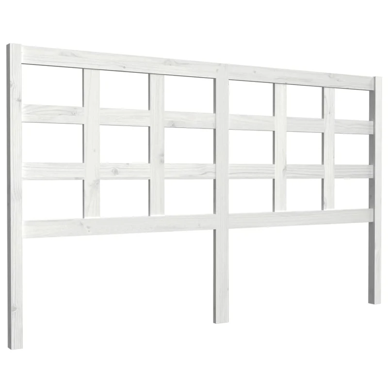Tête de lit accessoire couchage chambre à coucher meuble 165,5 x 4 x 100 cm bois de pin blanc TDL0203804