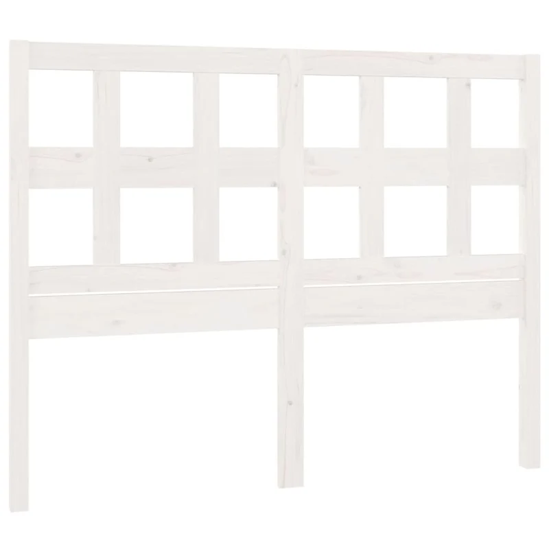 Tête de lit accessoire couchage chambre à coucher meuble 205,5 x 4 x 100 cm bois de pin blanc TDL0203740