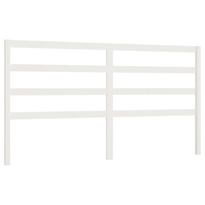 Tête de lit accessoire couchage chambre à coucher meuble 206 x 4 x 100 cm bois de pin blanc TDL0203722