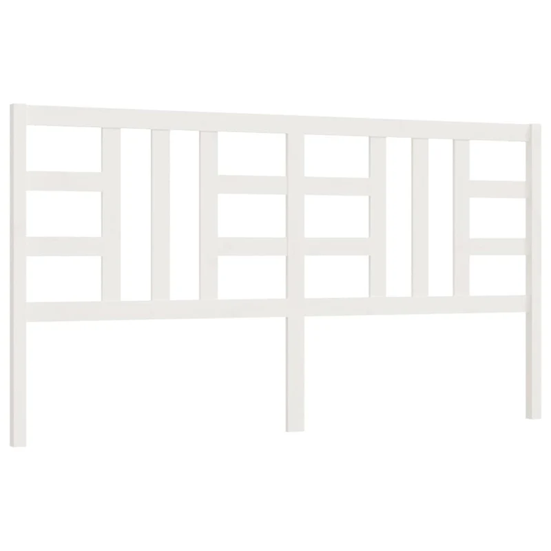 Tête de lit accessoire couchage chambre à coucher meuble 206 x 4 x 100 cm bois de pin blanc TDL0203717