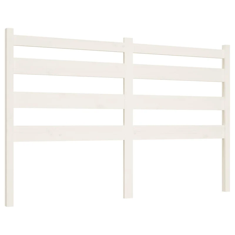 Tête de lit accessoire couchage chambre à coucher meuble 206 x 4 x 100 cm bois de pin blanc TDL0203715