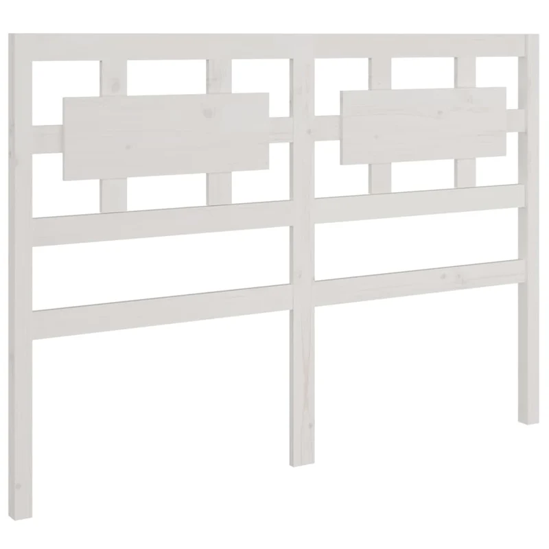 Tête de lit accessoire couchage chambre à coucher meuble 125,5 x 4 x 100 cm bois de pin blanc TDL0203931