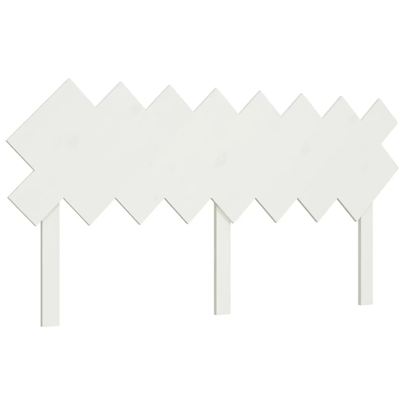 Tête de lit accessoire couchage chambre à coucher meuble 159,5 x 3 x 80,5 cm bois de pin blanc TDL0203814