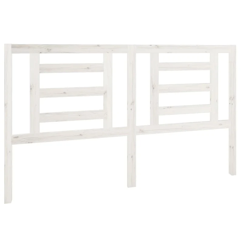 Tête de lit accessoire couchage chambre à coucher meuble 166 x 4 x 100 cm bois de pin blanc TDL0203796