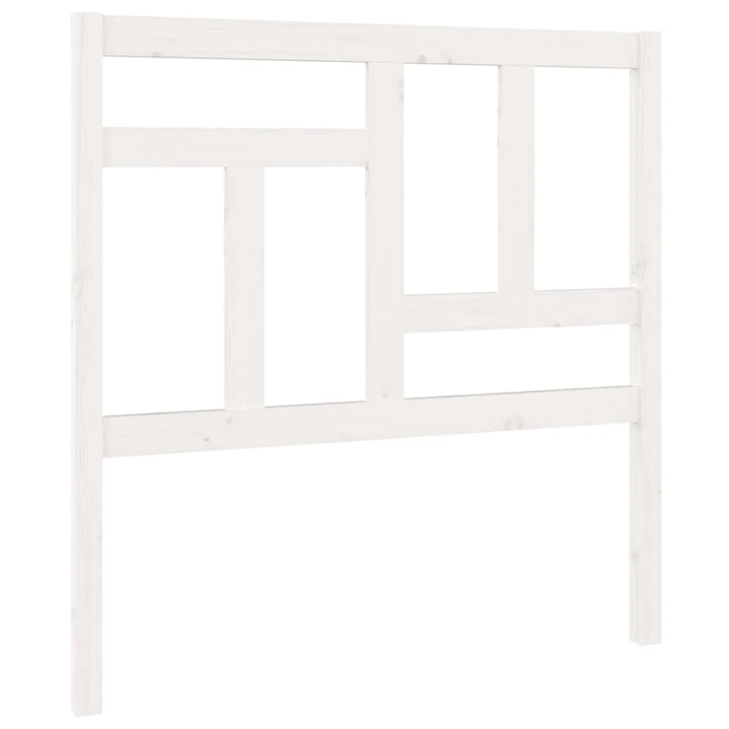 Tête de lit accessoire couchage chambre à coucher meuble 95,5 x 4 x 100 cm bois blanc TDL0203663