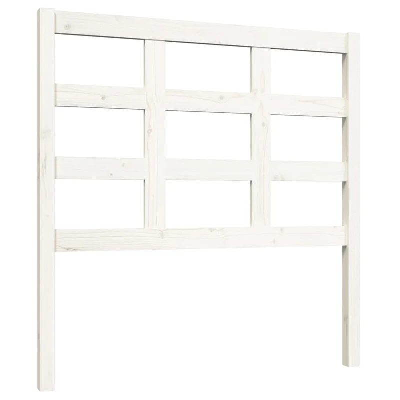 Tête de lit accessoire couchage chambre à coucher meuble 95,5 x 4 x 100 cm bois blanc TDL0203665