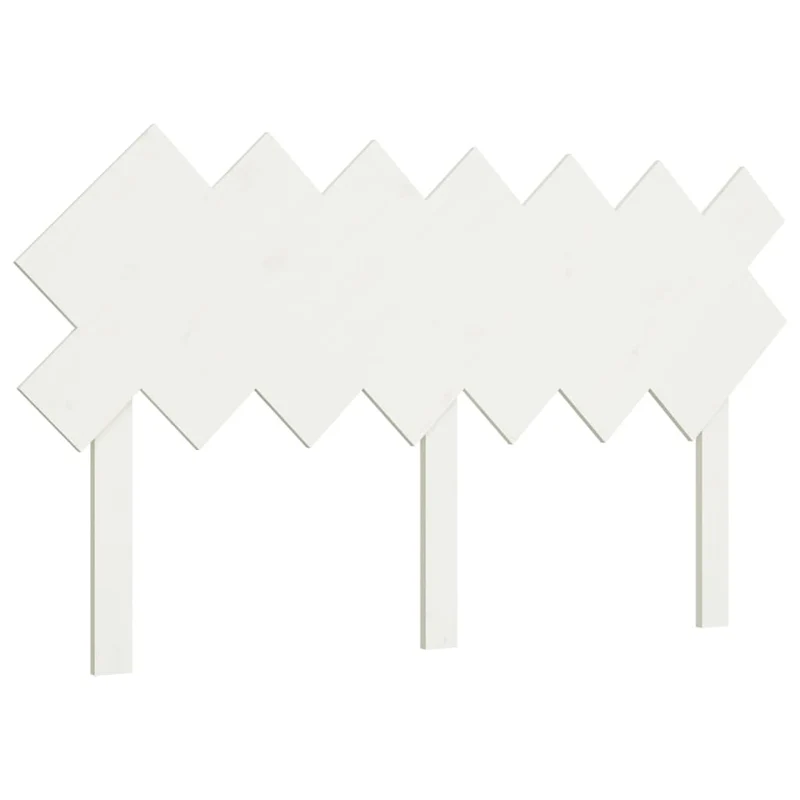 Tête de lit accessoire couchage chambre à coucher meuble 141 x 3 x 80,5 cm bois de pin blanc TDL0203892