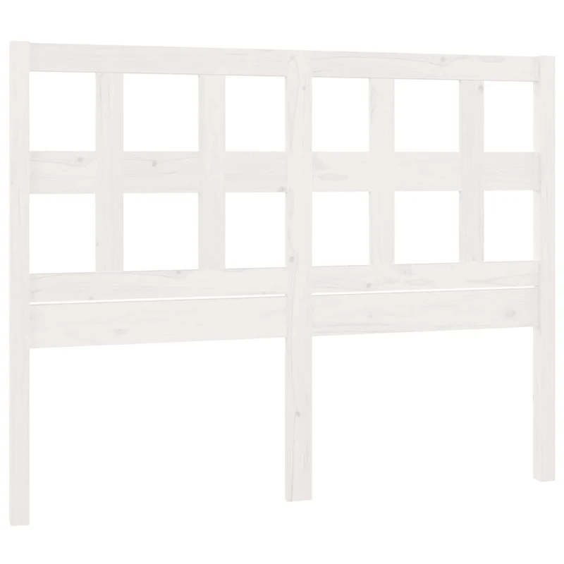 Tête de lit accessoire couchage chambre à coucher meuble 145,5 x 4 x 100 cm bois de pin blanc TDL0203872