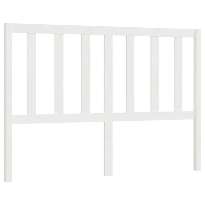 Tête de lit accessoire couchage chambre à coucher meuble 146 x 4 x 100 cm bois de pin blanc TDL0203864