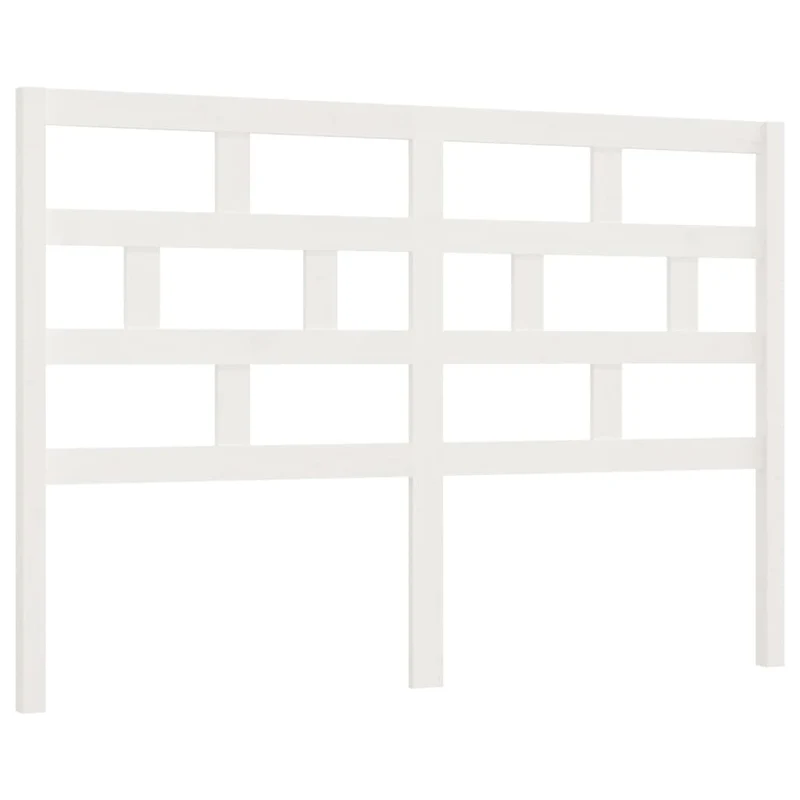 Tête de lit accessoire couchage chambre à coucher meuble 146 x 4 x 100 cm bois de pin blanc TDL0203863