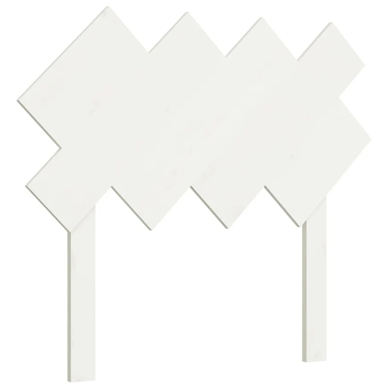 Tête de lit accessoire couchage chambre à coucher meuble 92 x 3 x 81 cm bois blanc TDL0203672