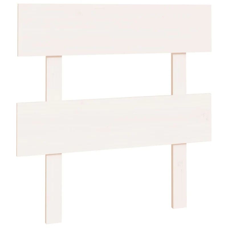 Tête de lit accessoire couchage chambre à coucher meuble 93,5 x 3 x 81 cm bois blanc TDL0203670