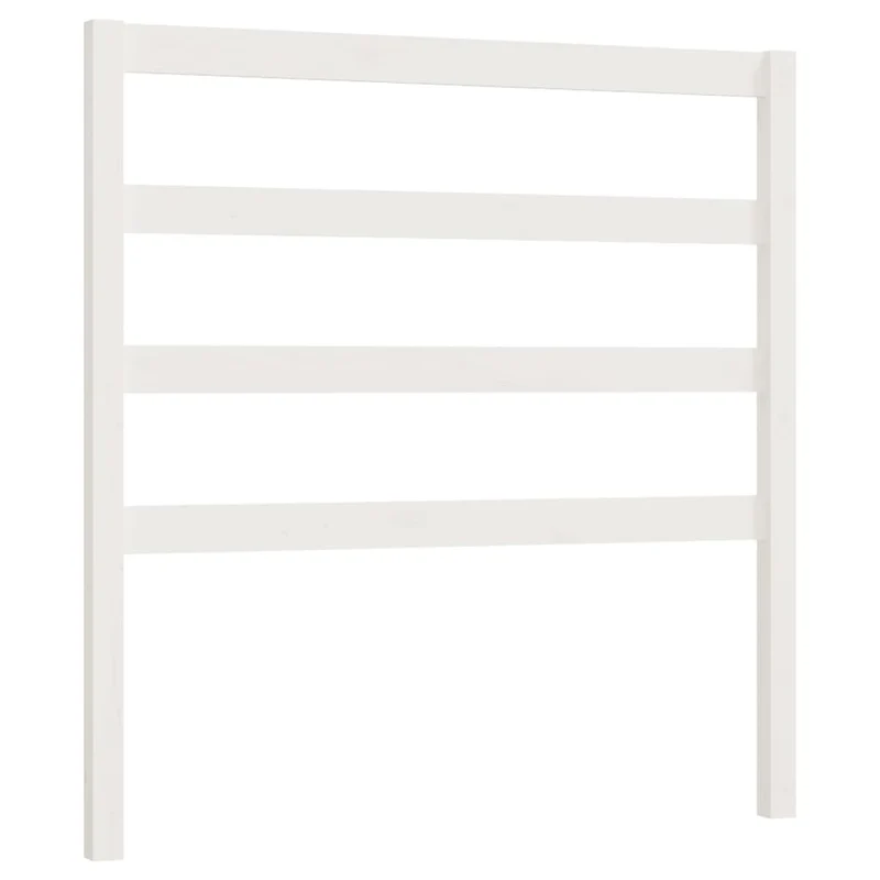 Tête de lit accessoire couchage chambre à coucher meuble 96 x 4 x 100 cm bois blanc TDL0203650