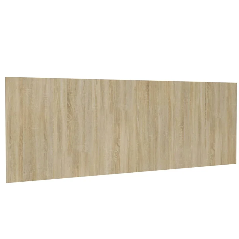 Tête de lit accessoire couchage chambre à coucher meuble murale 240 x 1,5 x 80 cm MDF chêne TDL0202675