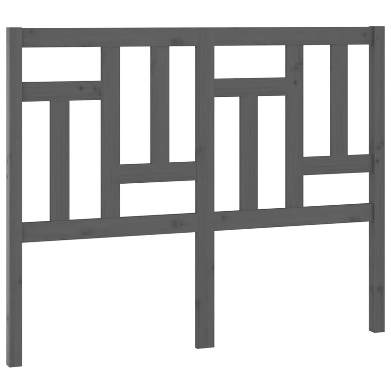 Tête de lit accessoire couchage chambre à coucher meuble 205,5 x 4 x 100 cm bois de pin gris TDL0203330