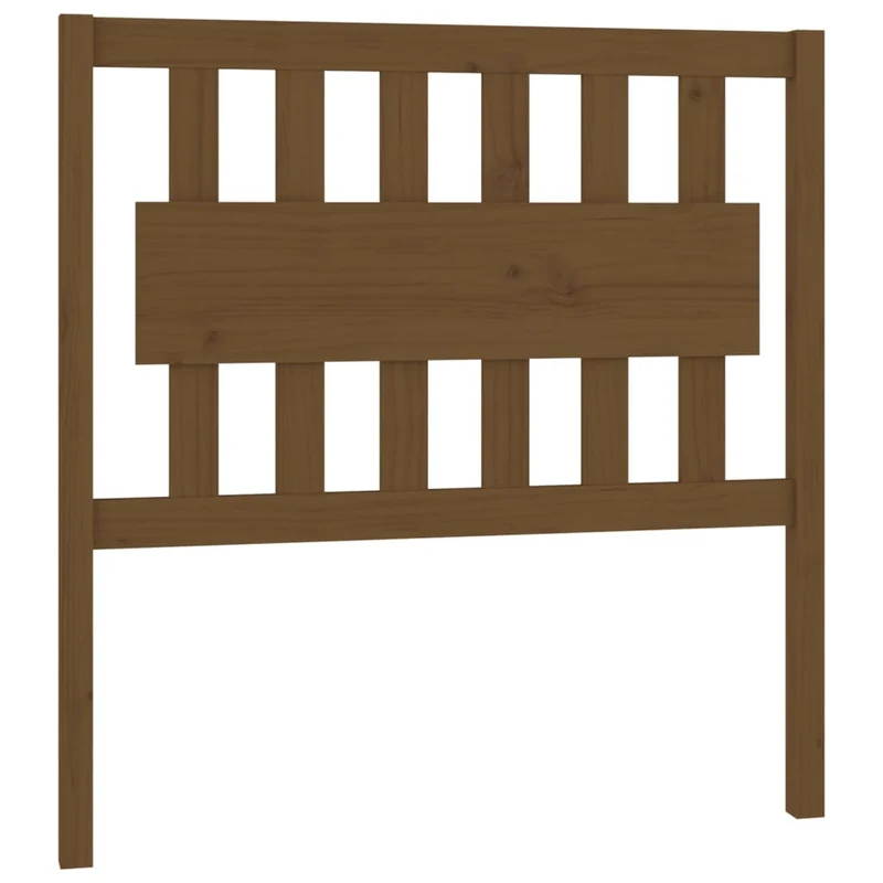 Tête de lit accessoire couchage chambre à coucher meuble 95,5 x 4 x 100 cm bois massif marron clair TDL0202818