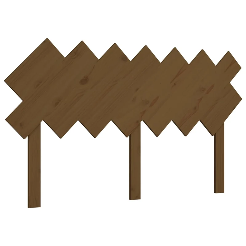 Tête de lit accessoire couchage chambre à coucher meuble 141 x 3 x 80,5 cm bois massif marron clair TDL0203039