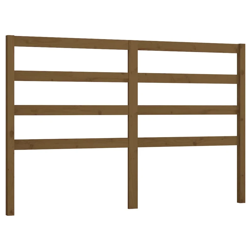 Tête de lit accessoire couchage chambre à coucher meuble 146 x 4 x 100 cm bois massif marron clair TDL0202996