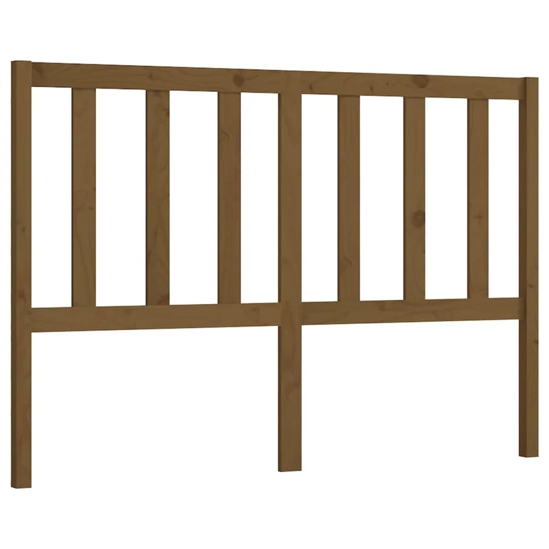 Tête de lit accessoire couchage chambre à coucher meuble 146 x 4 x 100 cm bois massif marron clair TDL0203005