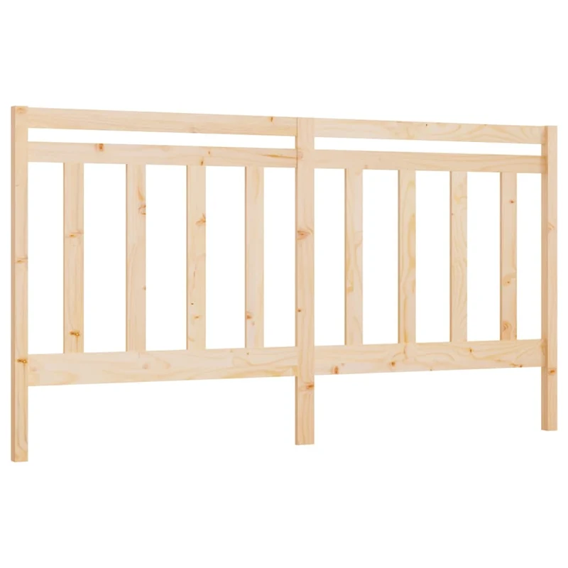 Tête de lit accessoire couchage chambre à coucher meuble 206 x 4 x 100 cm bois de pin massif TDL0206093
