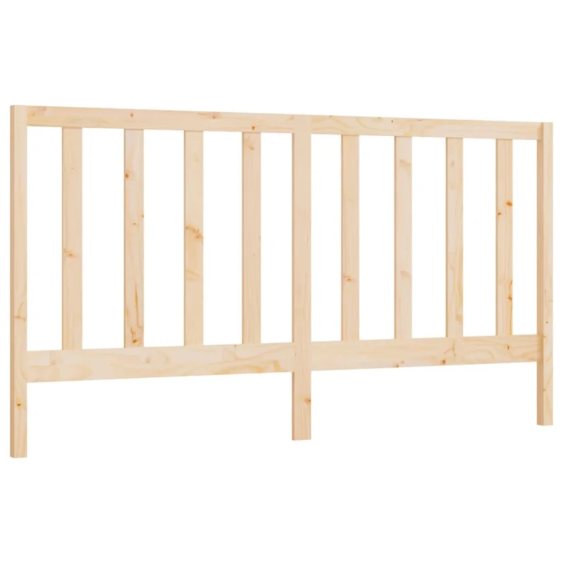 Tête de lit accessoire couchage chambre à coucher meuble 206 x 4 x 100 cm bois de pin massif TDL0206084