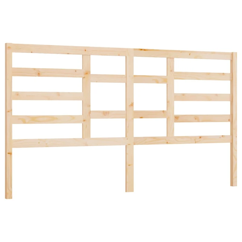 Tête de lit accessoire couchage chambre à coucher meuble 206 x 4 x 104 cm bois de pin massif TDL0206083