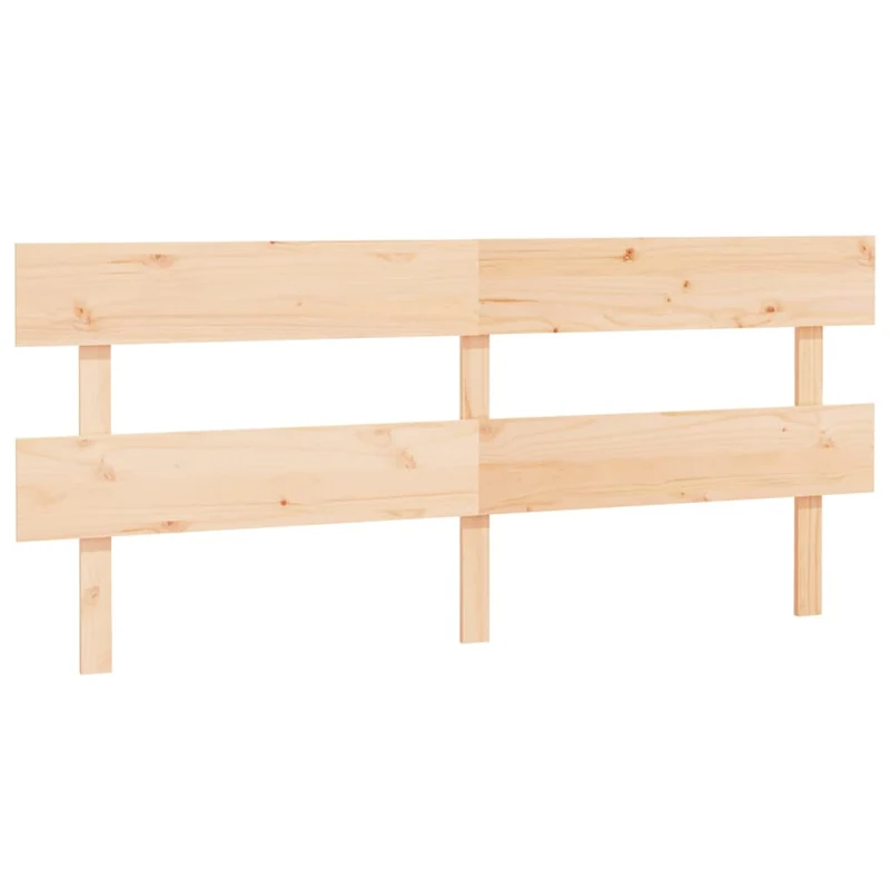 Tête de lit accessoire couchage chambre à coucher meuble 204 x 3 x 81 cm bois de pin massif TDL0206113