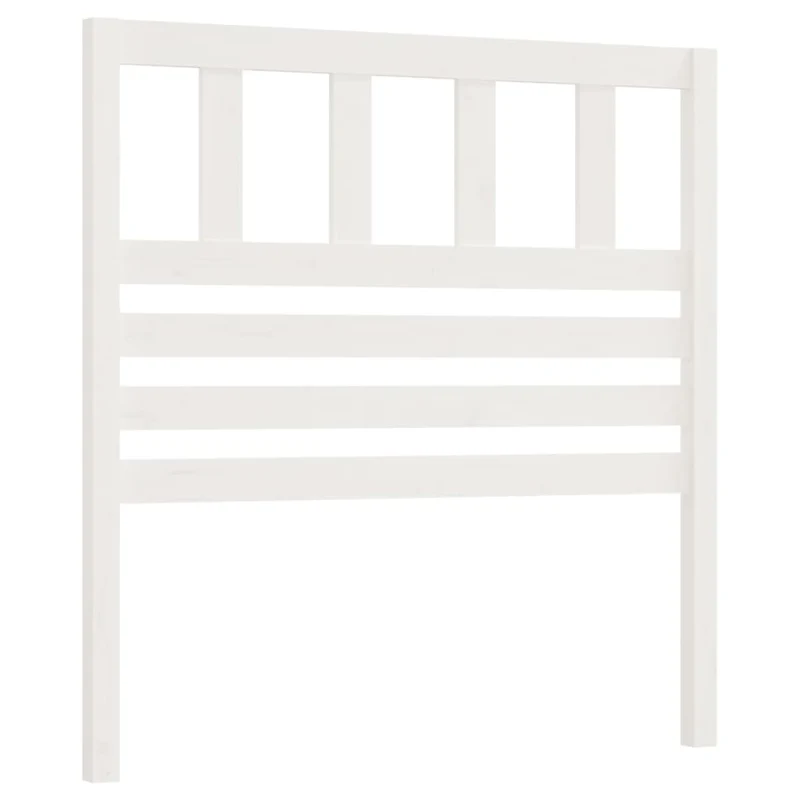 Tête de lit accessoire couchage chambre à coucher meuble 81 x 4 x 100 cm bois blanc TDL0203690