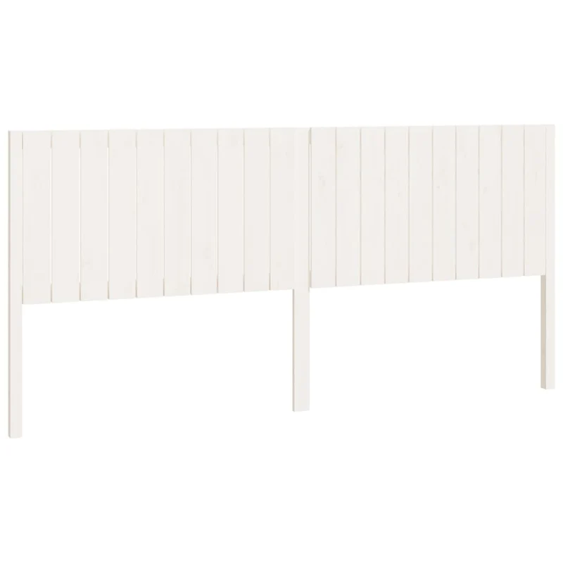 Tête de lit accessoire couchage chambre à coucher meuble 205,5 x 4 x 100 cm bois de pin blanc TDL0203736